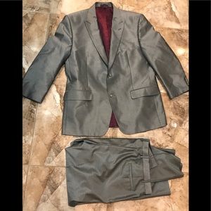 Silver/gray Sean John jacket AND pants! LIKE NEW